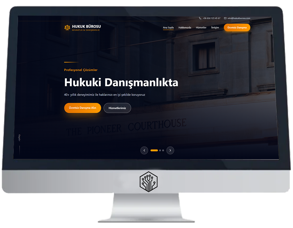 Avukat ve Hukuk Bürolarına Özel Web Sitesi Tasarımı – Profesyonel Çözüm